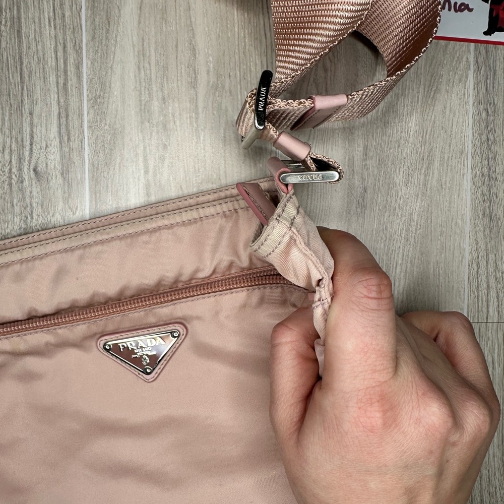 Prada Pink Nylon Shoulder Bag - Picture 11 of 15